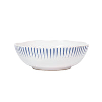 Sitio Stripe Coupe Bowl Blue