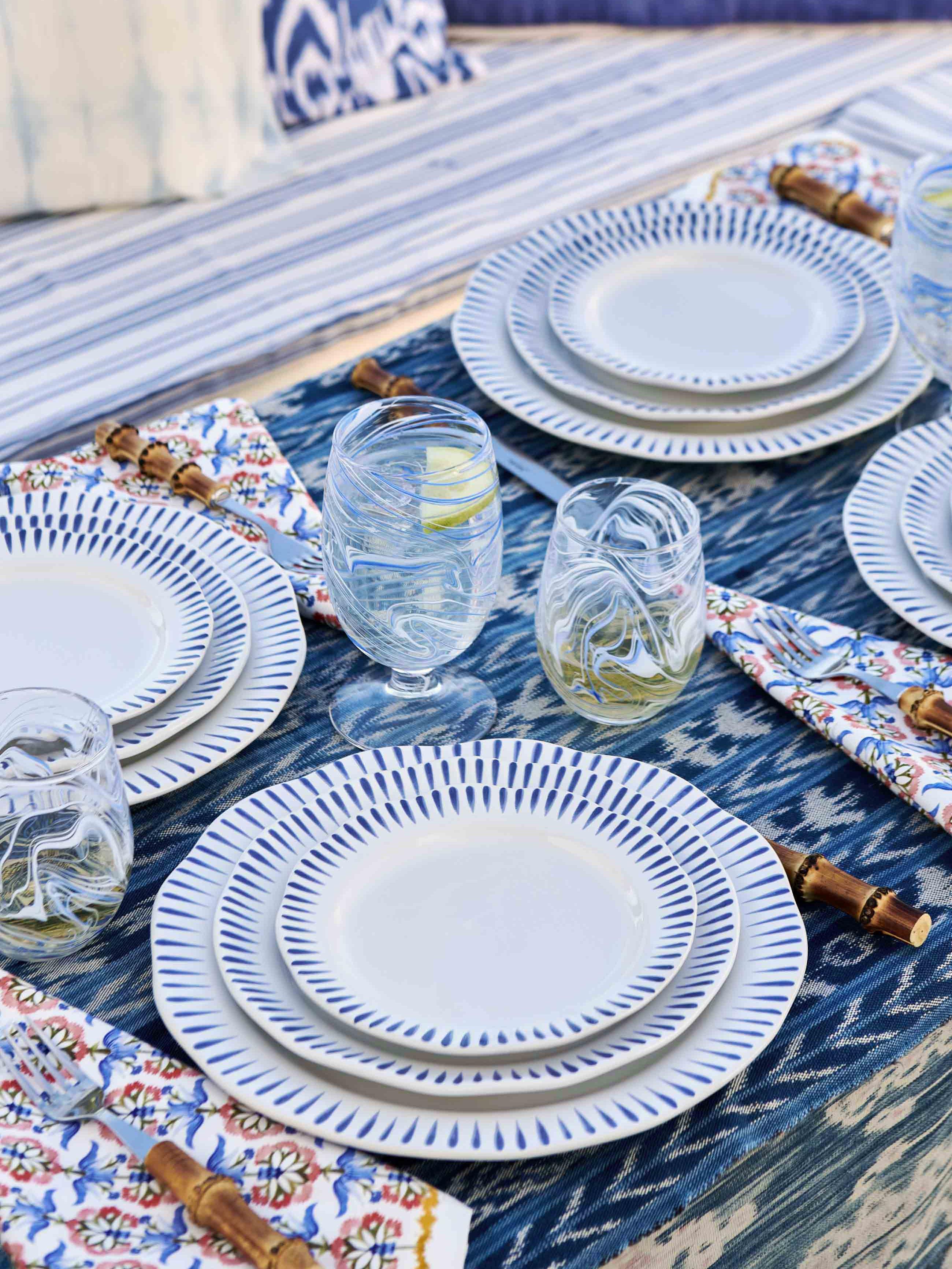 Sitio Stripe Serving Platter 17