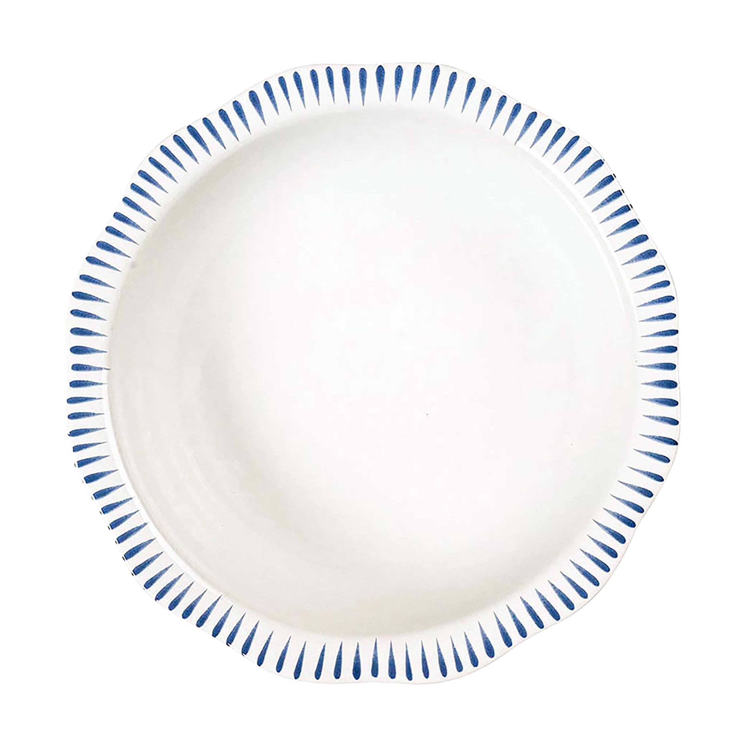 Sitio Stripe Serving Bowl 12" Blue