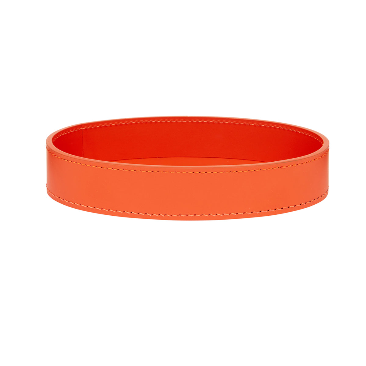 Omega Valet Tray Oval Small Orange