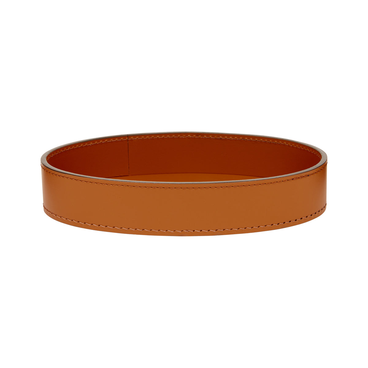 Omega Valet Tray Oval Small Cognac