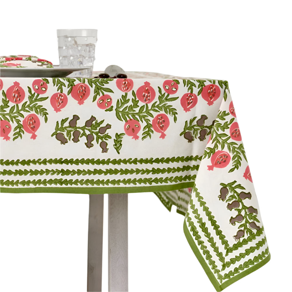 Tablecloth Fern and Poppy