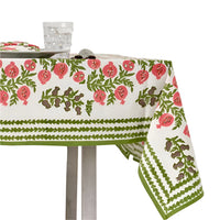 Tablecloth Fern and Poppy
