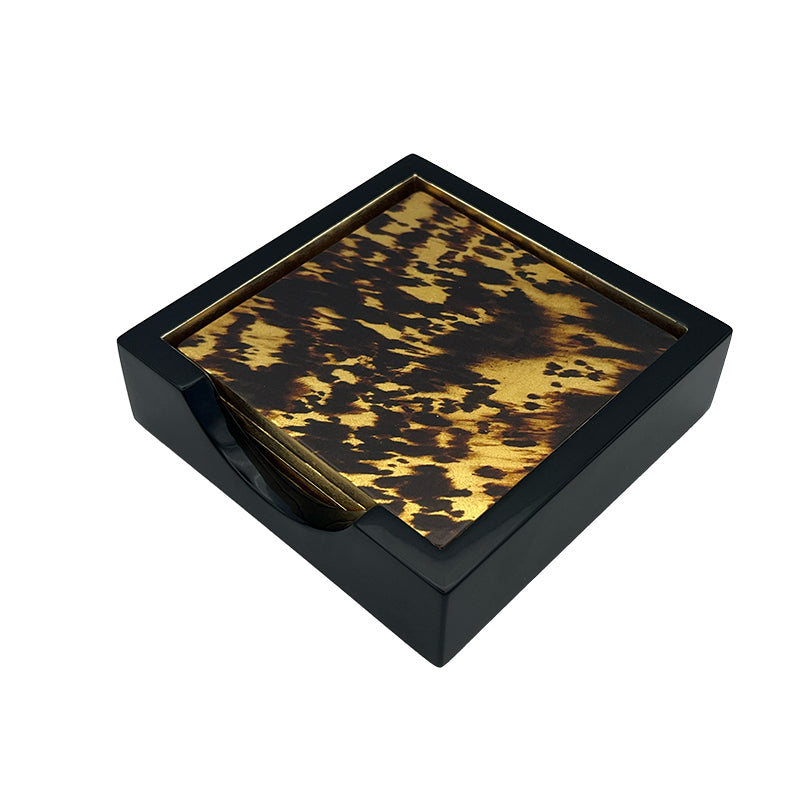 Coaster Set of Four Tortoise Shell