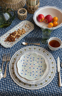 Villa Seville Scalloped Salad/Dessert Plate