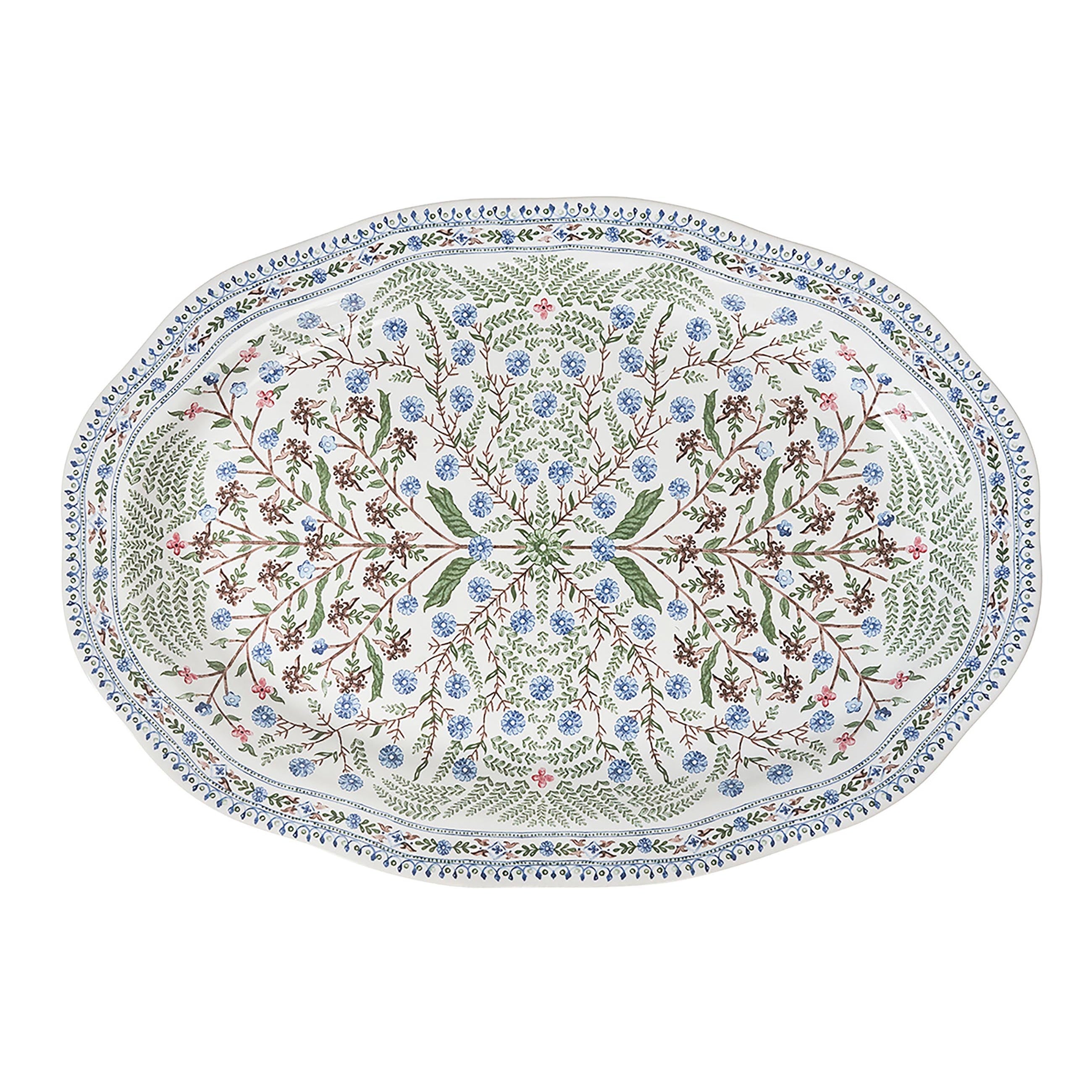 Villa Seville 17" Platter Chambray