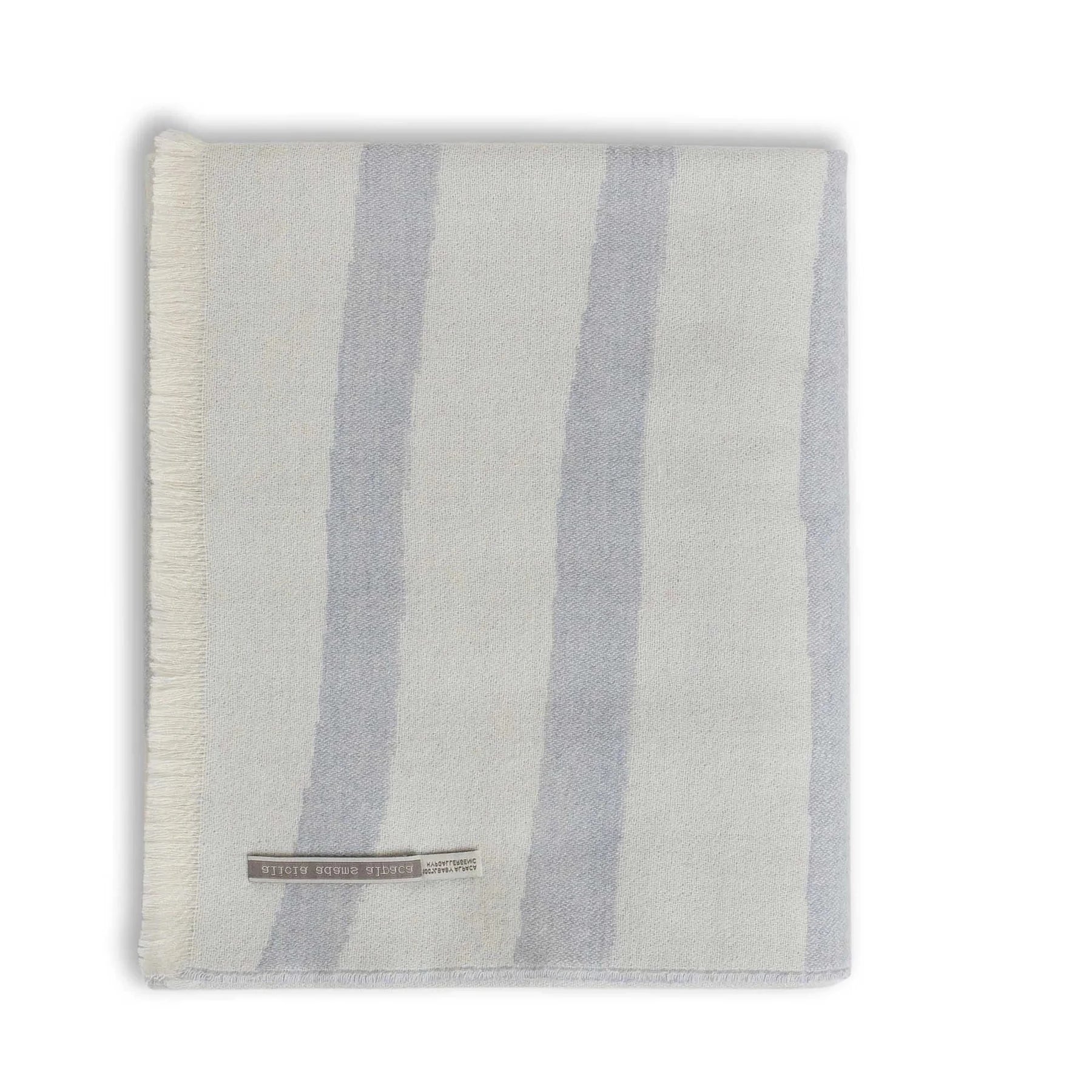 Throw Zebra Chambray/Ivory