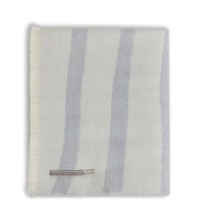 Throw Zebra Chambray/Ivory