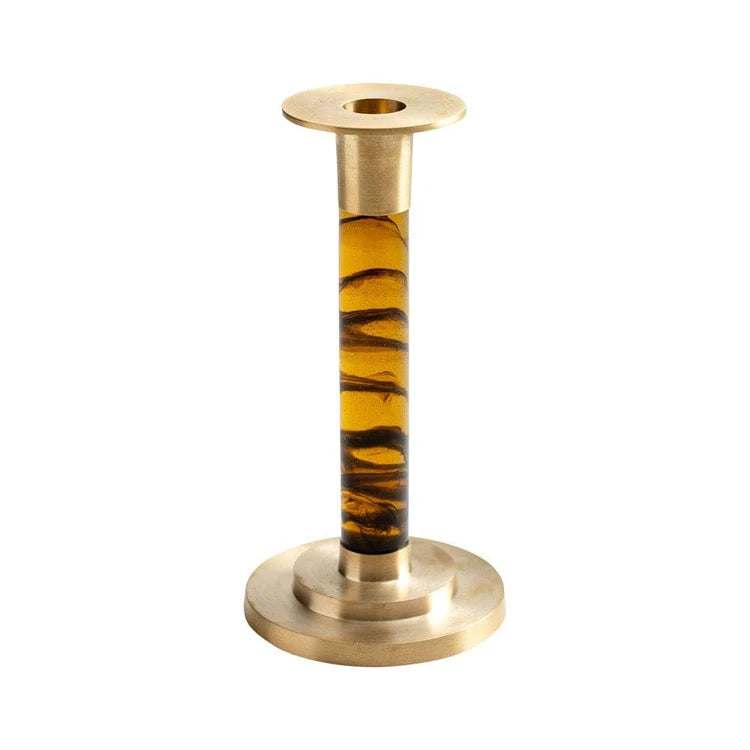 Candle Stick Small Tortoise Shell