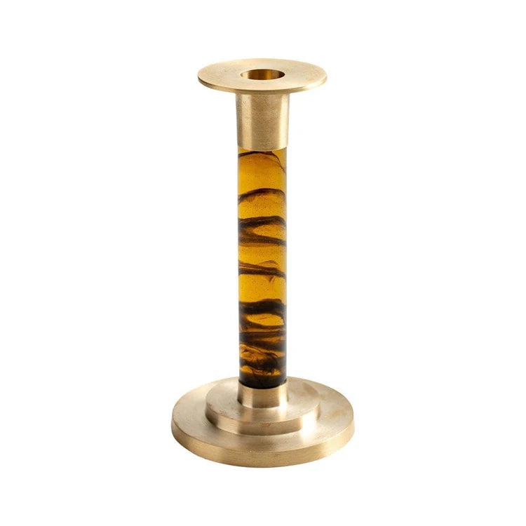 Candlestick Small Tortoise Shell