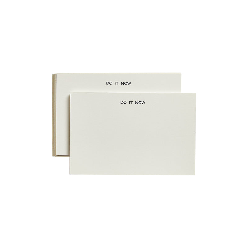 Letter Press Card DO IT NOW