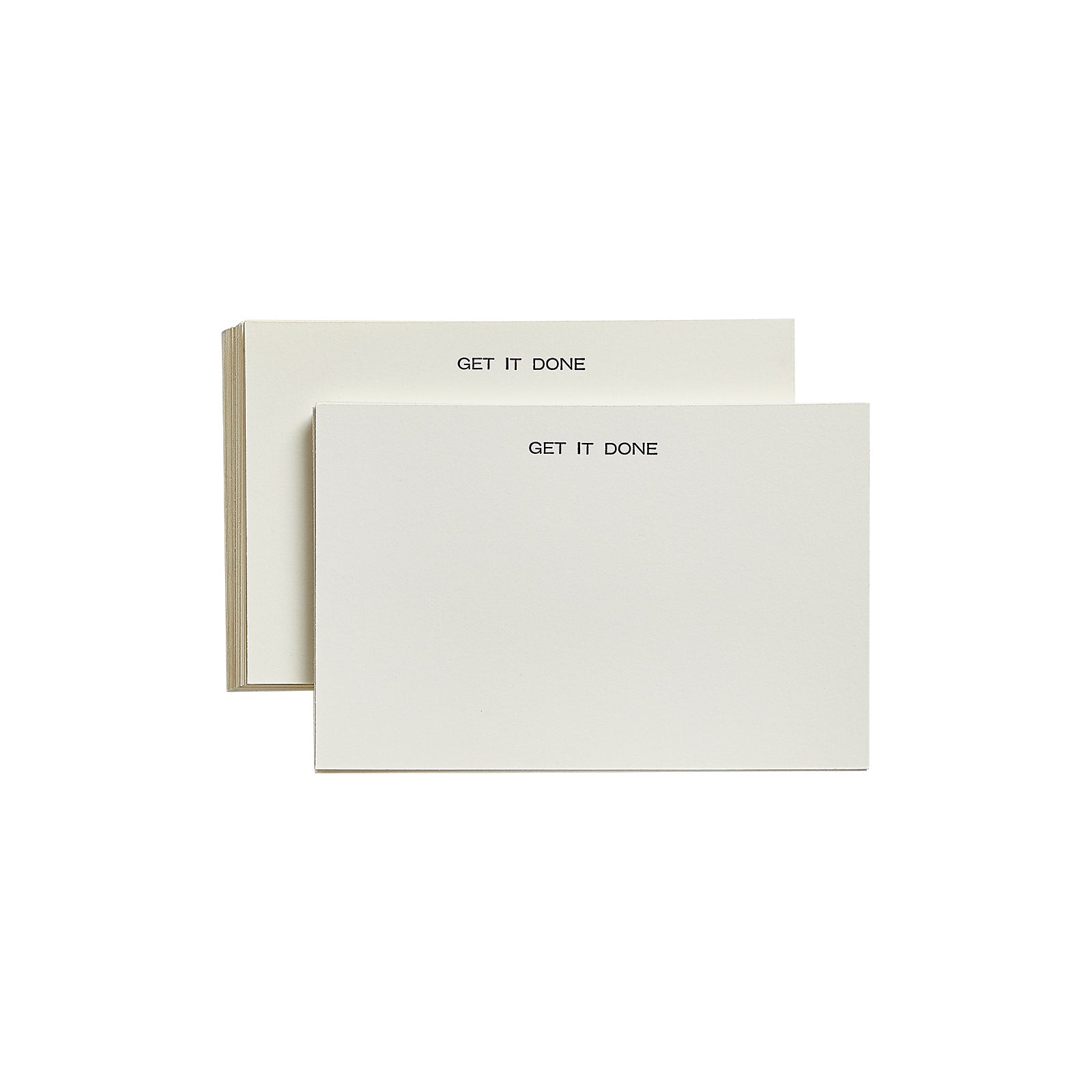 Letter Press Card GET IT DONE