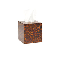 Carmel Gloss Tissue Box Square Faux Tortoise