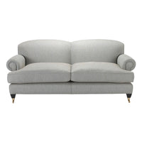 Nina Campbell Chambers Sofa in a grey fabric against a white background