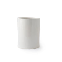Cordoba Wastebasket White Ceramic