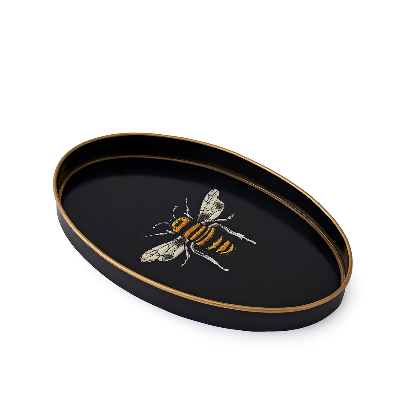 Iron Tray Oval Bee