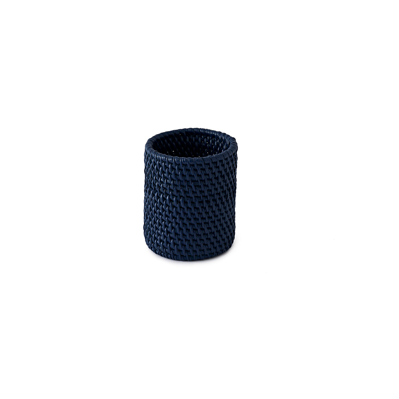 Dalton Brush Holder Rattan Navy