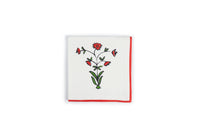Set of Four Placemat & Napkin Crimson