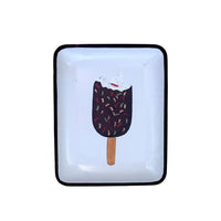 Nina Campbell Iron Tray Mini Eaten Ice Lolly against a white background