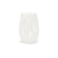 Stemless Wine Glass Fritsy Opal White