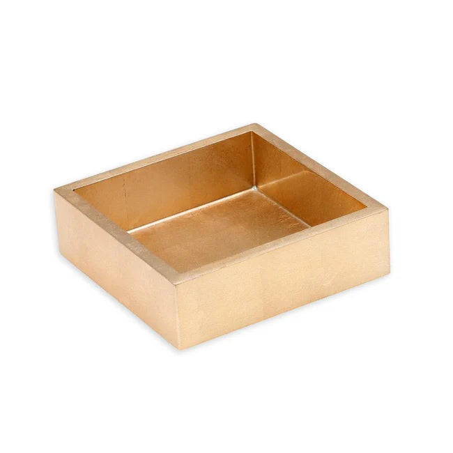 Cocktail Napkin Holder Gold Leaf