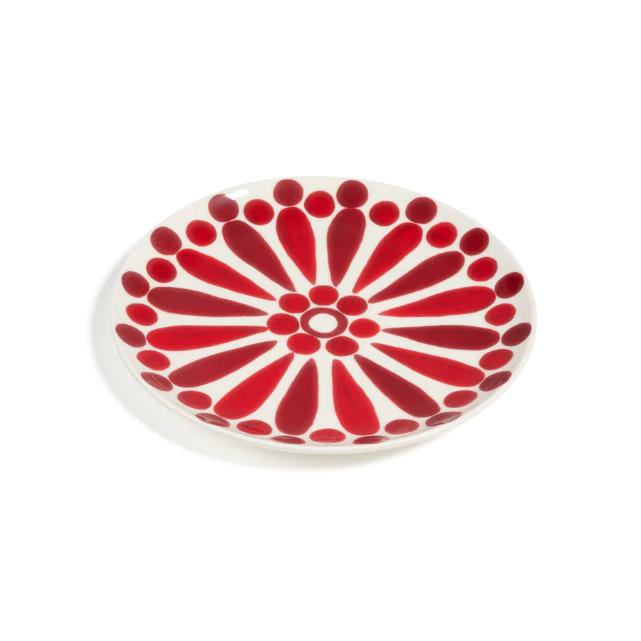 Dinner Plate Helios Two Tone Red