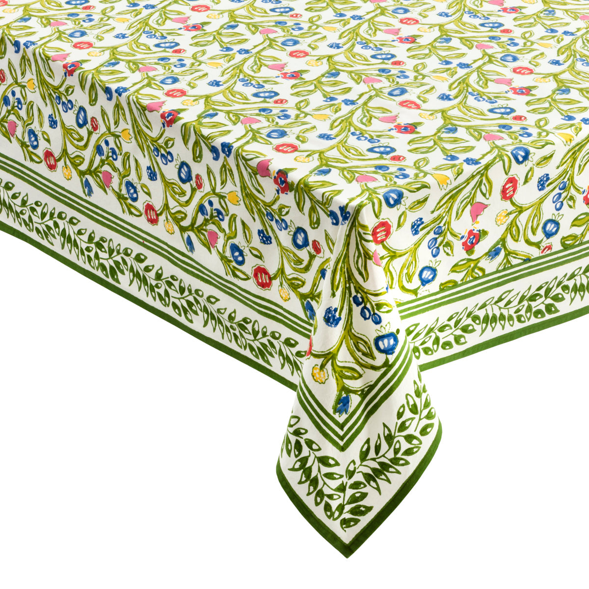 Nina Campbell Tablecloth Emma 60x90 Inches against a white background
