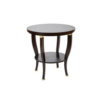 Nina Campbell Massanet Lamp Table against a white background