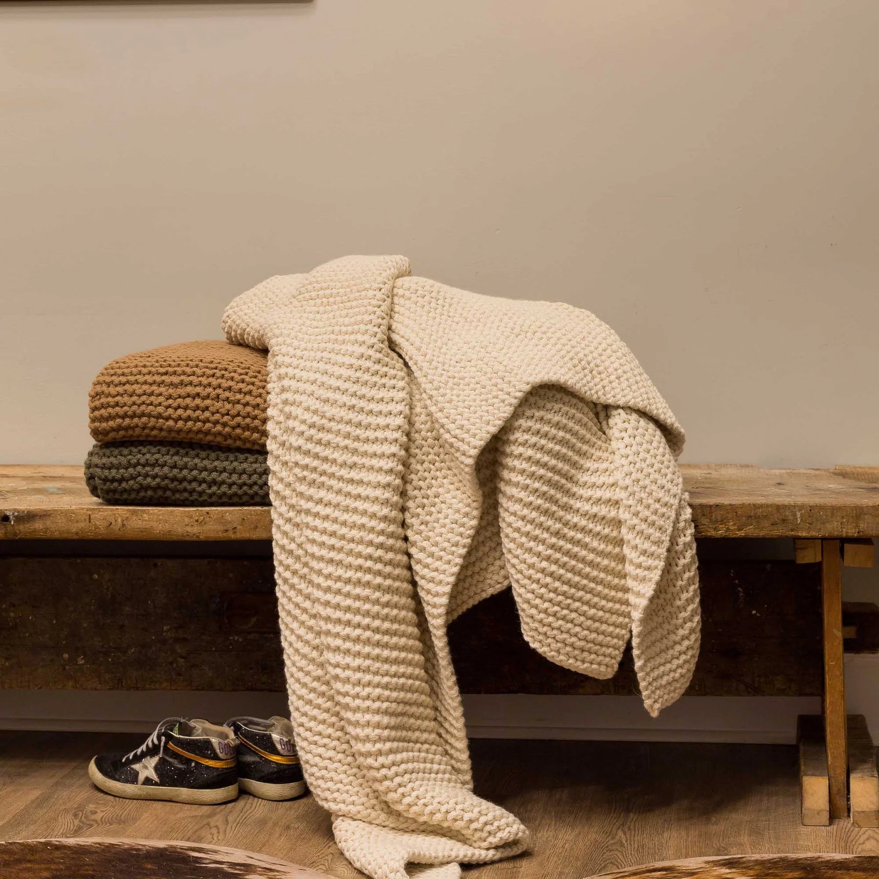 Throw Morgan Light Taupe