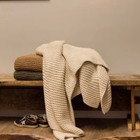 Throw Morgan Light Taupe