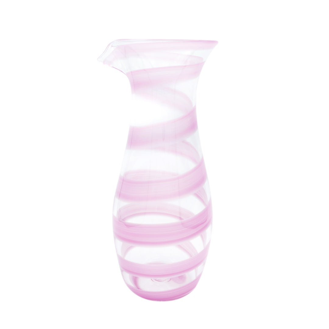 Ribbon Carafe Raspberry against a white background