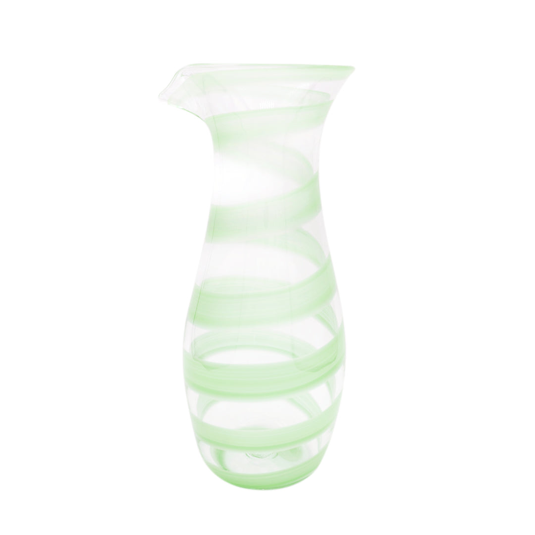 Ribbon Carafe Sage against a white background