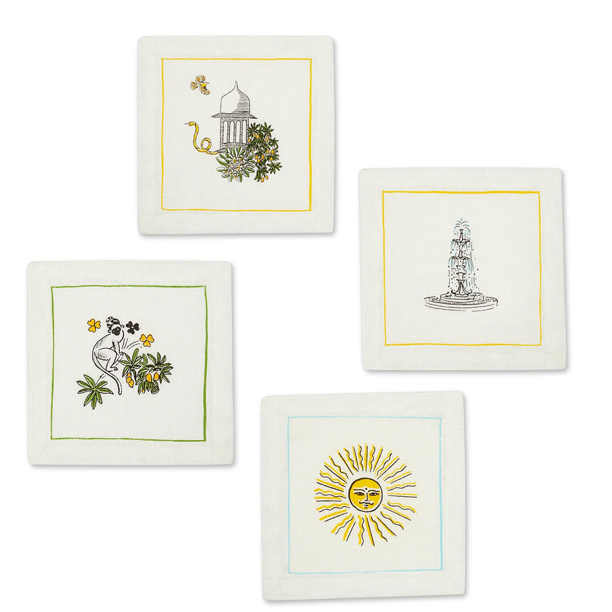 Coaster/Cocktail Napkin Set of 8