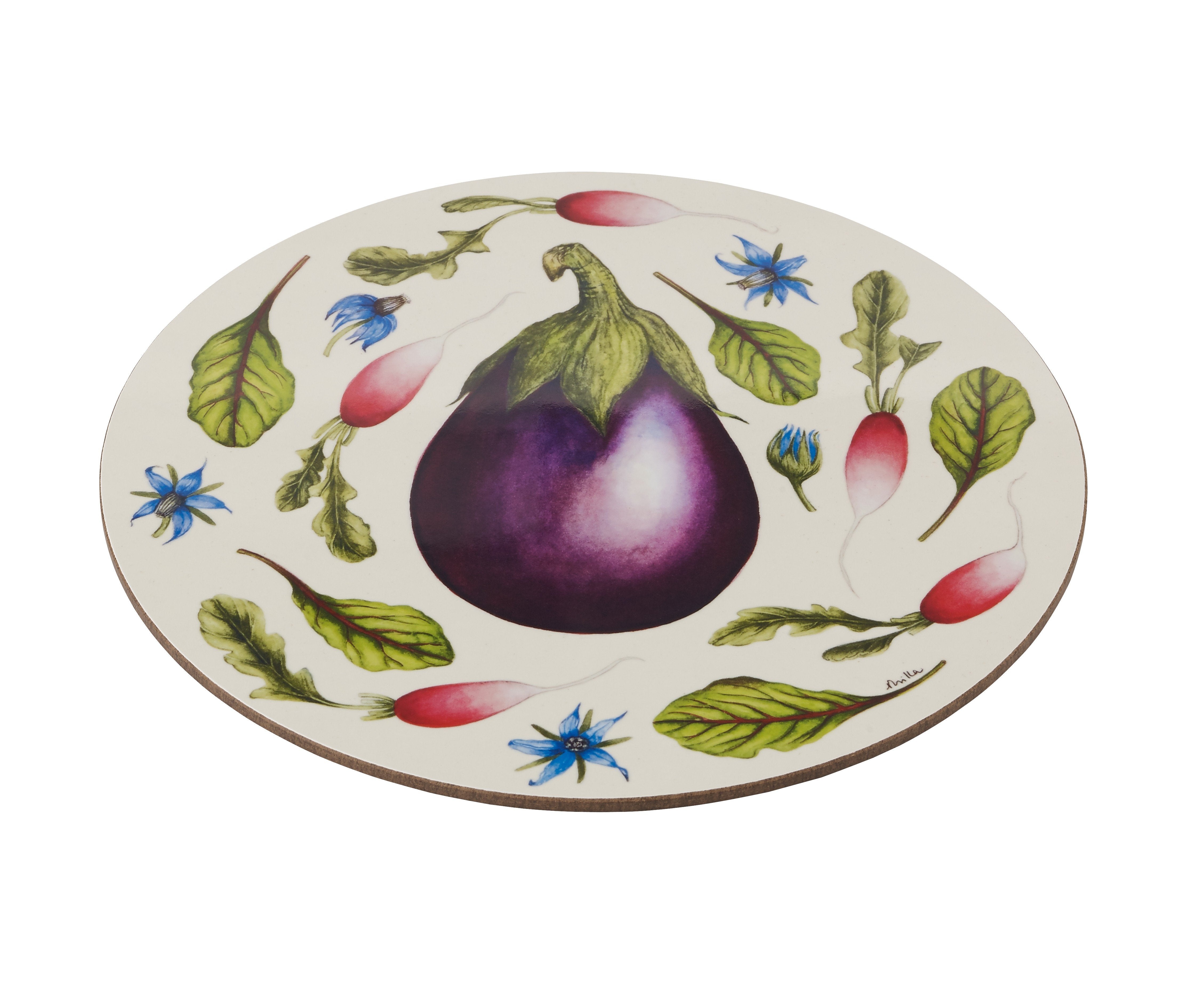 Aubergine Serving Mat