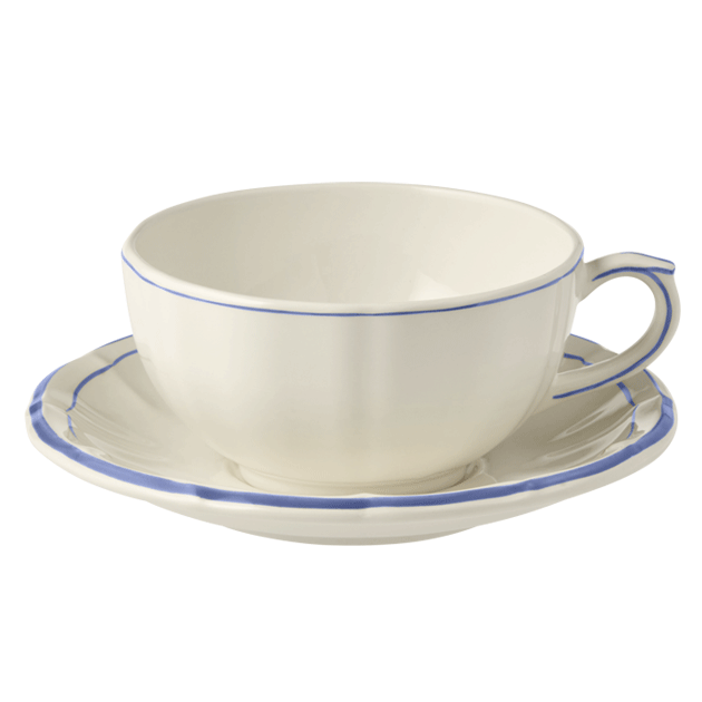 Breakfast Cup & Saucer Filet Bleu