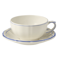 Breakfast Cup & Saucer Filet Bleu