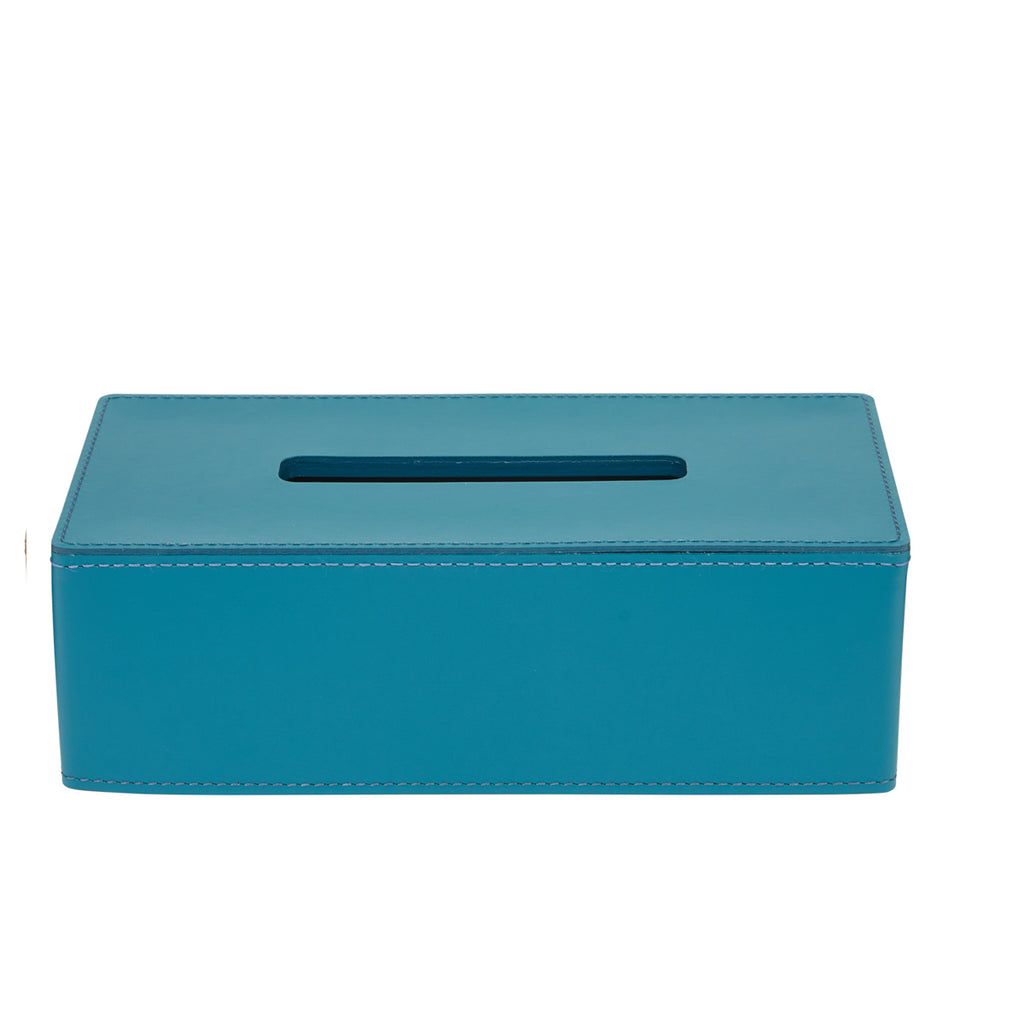 Narciso Tissue Holder Petrol Blue – Nina Campbell