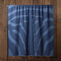 Throw Zebra Chambray/Ivory