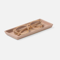 Nina Campbell Glasses Holder Decorah Dusty Rose with glasses in it