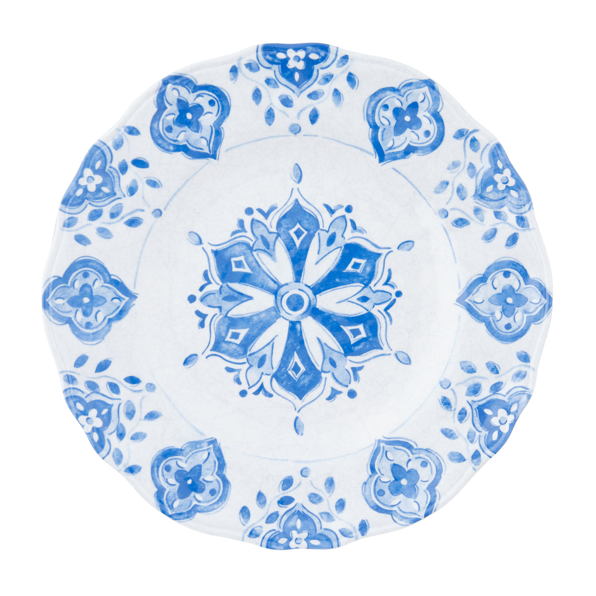 Melamine Dinner Plate 11" Moroccan Blue