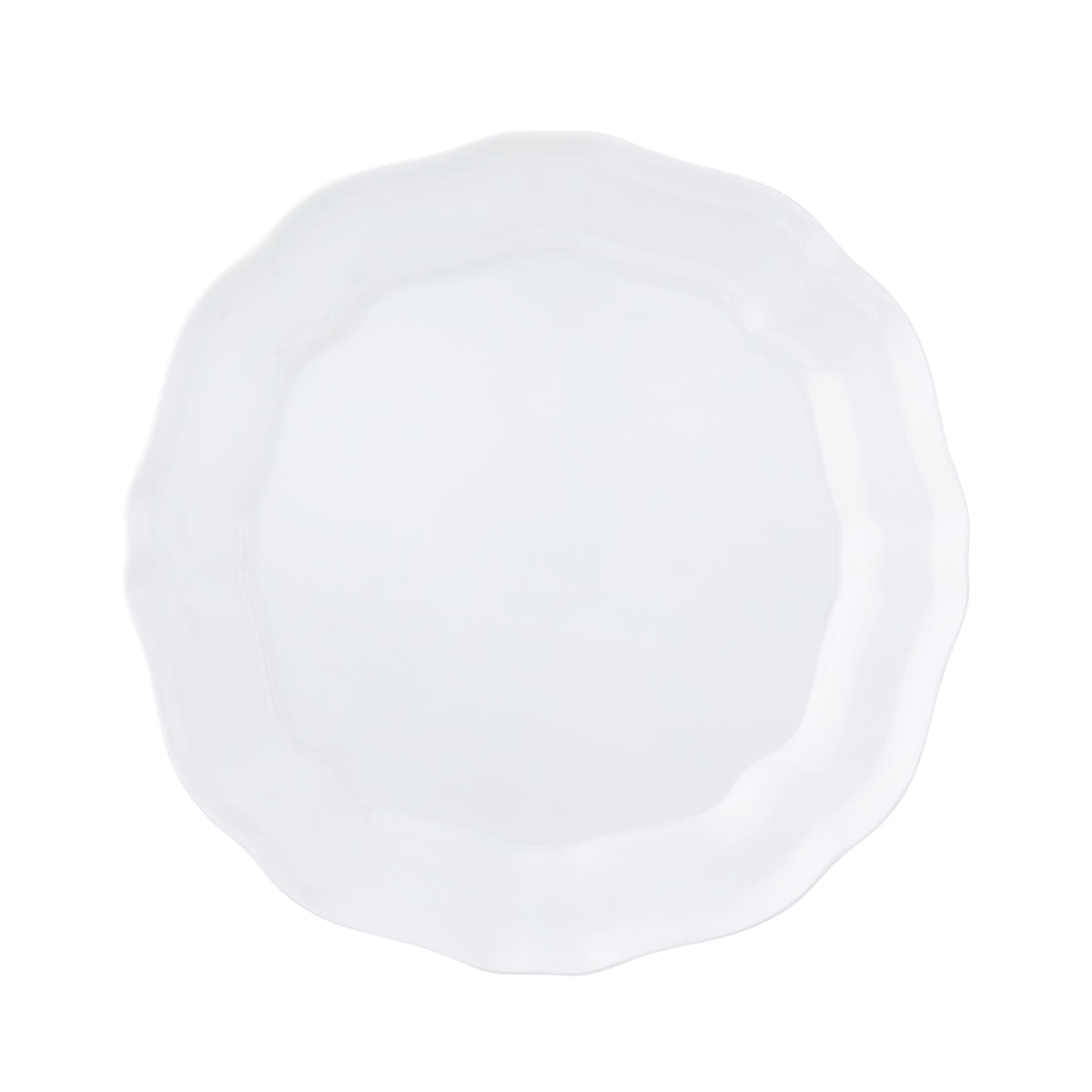 Melamine Salad Plate Basque White