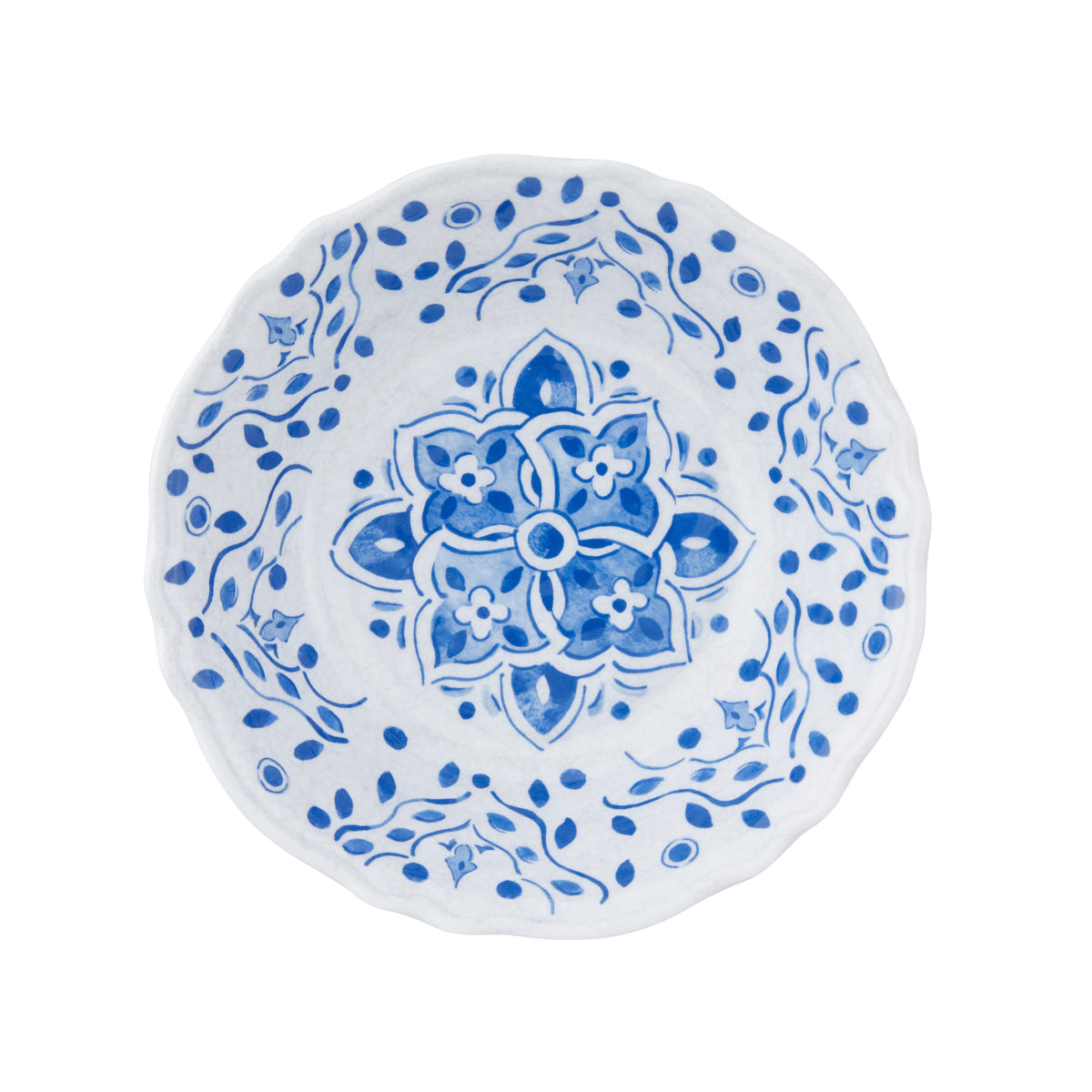 Melamine Cereal Bowl Moroccan Blue