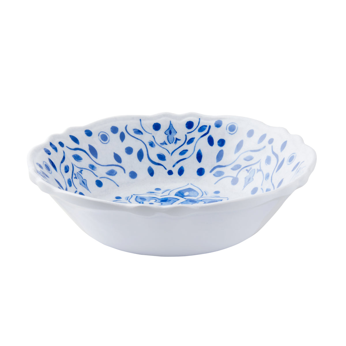 Melamine Cereal Bowl Moroccan Blue