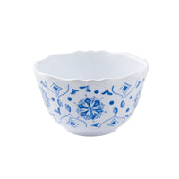 Melamine Dessert Bowls Set of 4 Moroccan Blue