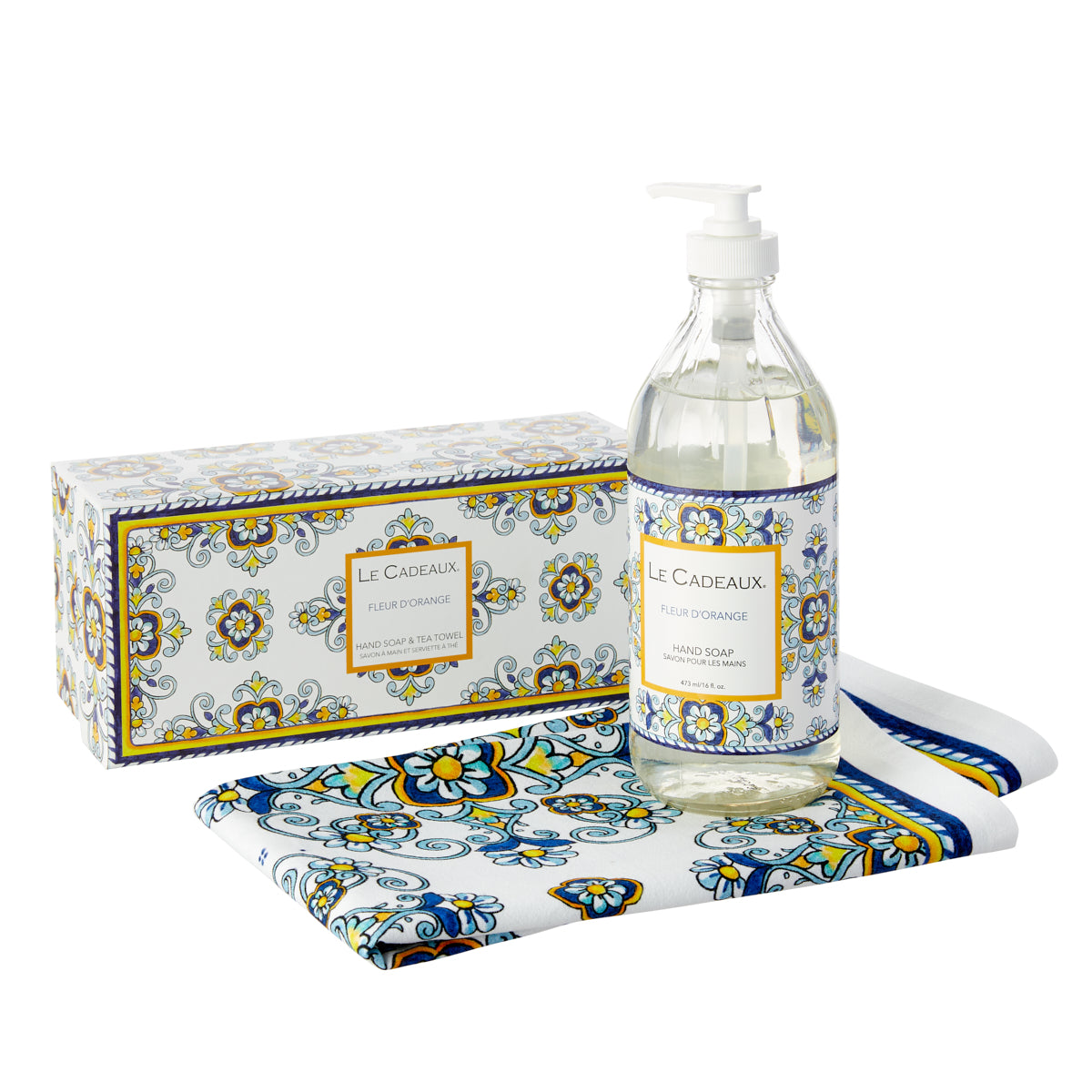Gift Box Hand Wash & Towel Fleur d'Orange