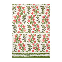 Tea Towel Pom Bells Fern & Poppy
