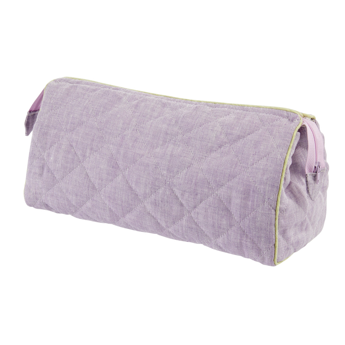 Nina Campbell Wash Bag Amethyst/Peridot against a white background