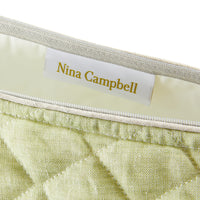 Nina Campbell Wash Bag Peridot/Grey close up