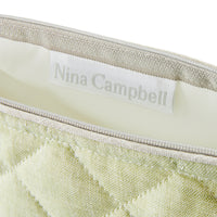 Nina Campbell Make-up Bag - Peridot/Grey