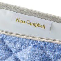 Nina Campbell Make-up Bag - Blue/Grey